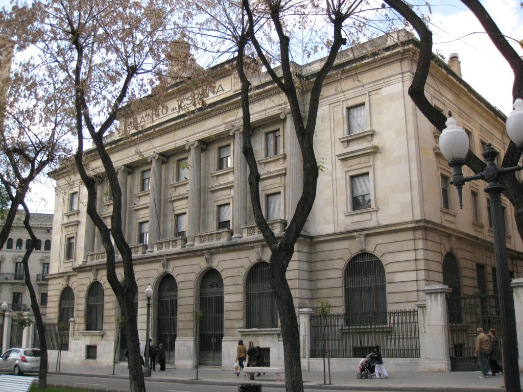 Antic edifici del Banc d'Espanya, Rambla Nova de Tarragona (foto: Wikimedia Commons)