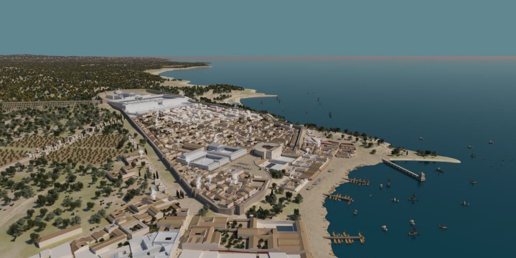 Recreació virtual de Tàrraco per al festival Tarraco Viva 2019 de Grup de recerca SETOPANT està subjecta a una llicència de Reconeixement-NoComercial-CompartirIgual 4.0 Internacional de Creative Commons